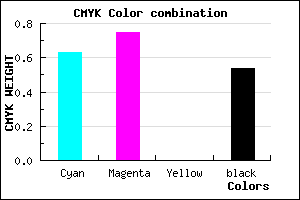 #2C1D76 color CMYK mixer