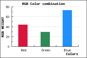 rgb background color #2C1D49 mixer
