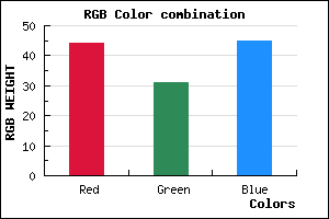 rgb background color #2C1F2D mixer