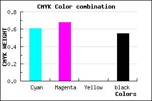 #2C2472 color CMYK mixer