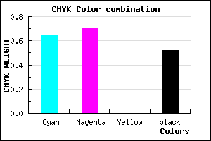 #2C247A color CMYK mixer