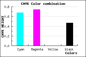 #2C2488 color CMYK mixer