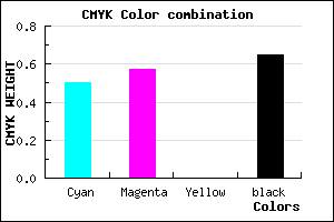 #2C2658 color CMYK mixer