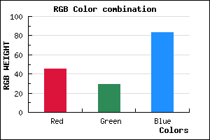 rgb background color #2D1D53 mixer