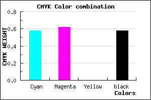 #2D296B color CMYK mixer