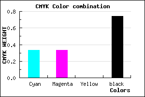 #2D2D43 color CMYK mixer