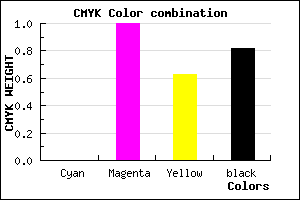#2E0011 color CMYK mixer