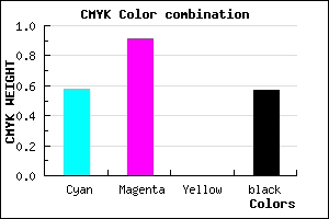 #2E0A6E color CMYK mixer