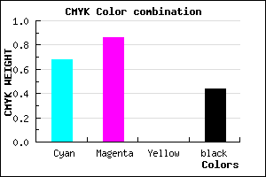 #2E148E color CMYK mixer