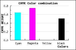 #2E2080 color CMYK mixer