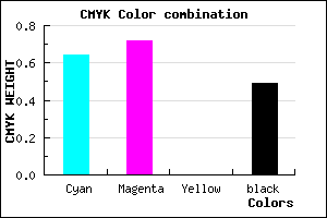 #2E2481 color CMYK mixer