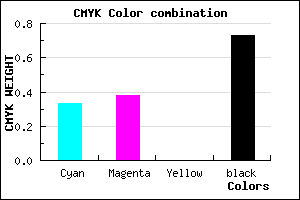 #2E2B45 color CMYK mixer