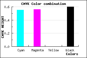 #2E2D67 color CMYK mixer