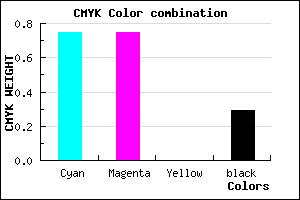 #2E2EB6 color CMYK mixer