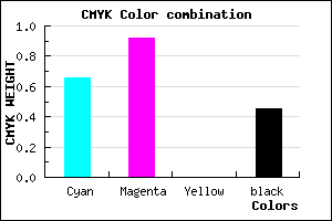 #2F0B8B color CMYK mixer