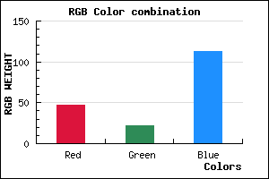 rgb background color #2F1671 mixer