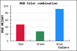 rgb background color #2F1B5B mixer