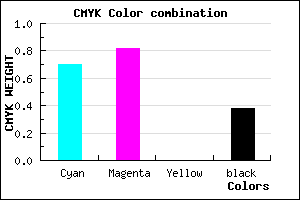 #2F1D9F color CMYK mixer