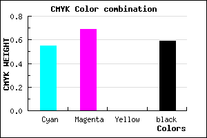 #2F2169 color CMYK mixer