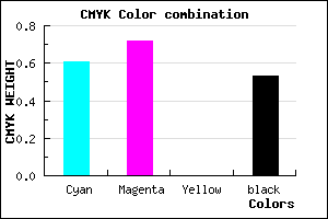 #2F2278 color CMYK mixer