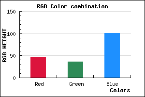 rgb background color #2F2465 mixer