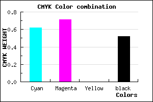 #2F247B color CMYK mixer
