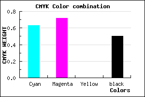 #2F247F color CMYK mixer