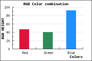 rgb background color #2F285C mixer