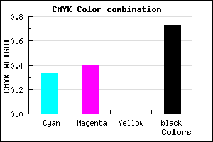 #2F2A46 color CMYK mixer