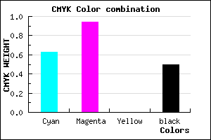 #2F0880 color CMYK mixer