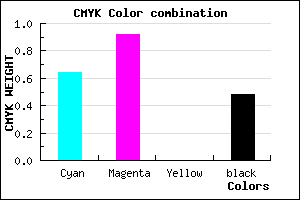 #300B85 color CMYK mixer