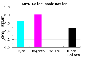 #301A86 color CMYK mixer