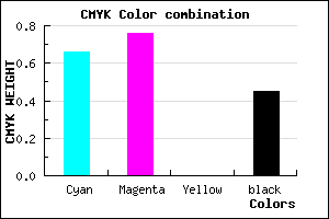 #30228C color CMYK mixer
