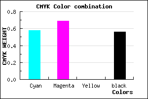 #302371 color CMYK mixer