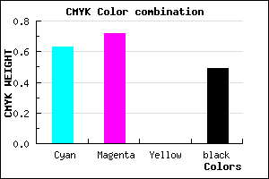 #302482 color CMYK mixer