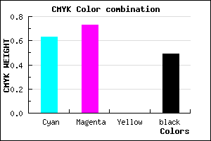 #302483 color CMYK mixer