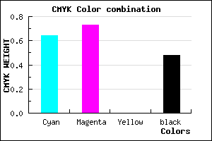 #302484 color CMYK mixer