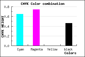 #302489 color CMYK mixer