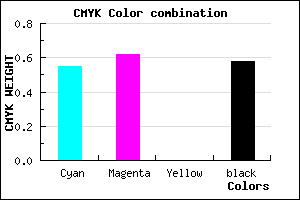 #30296B color CMYK mixer