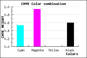 #300666 color CMYK mixer