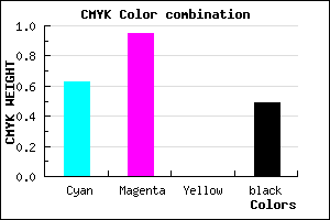 #300682 color CMYK mixer