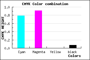 #3116EC color CMYK mixer