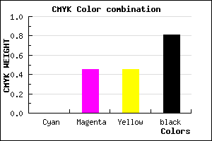 #311B1B color CMYK mixer