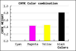 #311C1B color CMYK mixer