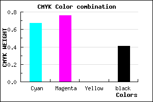 #312496 color CMYK mixer