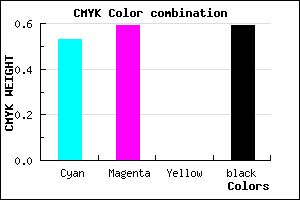 #312B69 color CMYK mixer