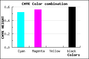 #312D67 color CMYK mixer