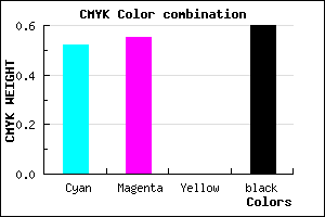 #312E66 color CMYK mixer
