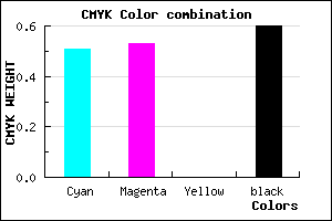 #312F65 color CMYK mixer