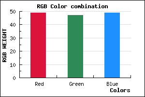 rgb background color #312F31 mixer